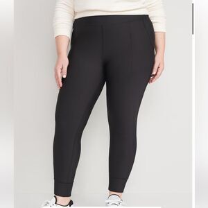 Old Navy High-Waisted PowerSoft 7/8 Joggers Black Plus Size 4X sport Athletic